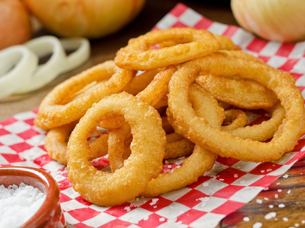 Crispy homemade onion rings are a golden delight that you’ll crave.